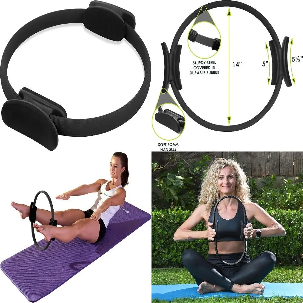 Transformative, Lightweight, Energizing Resistance Pilates Ring-Ultimate Game-Changing Session to Elevate Your Fitness-Power