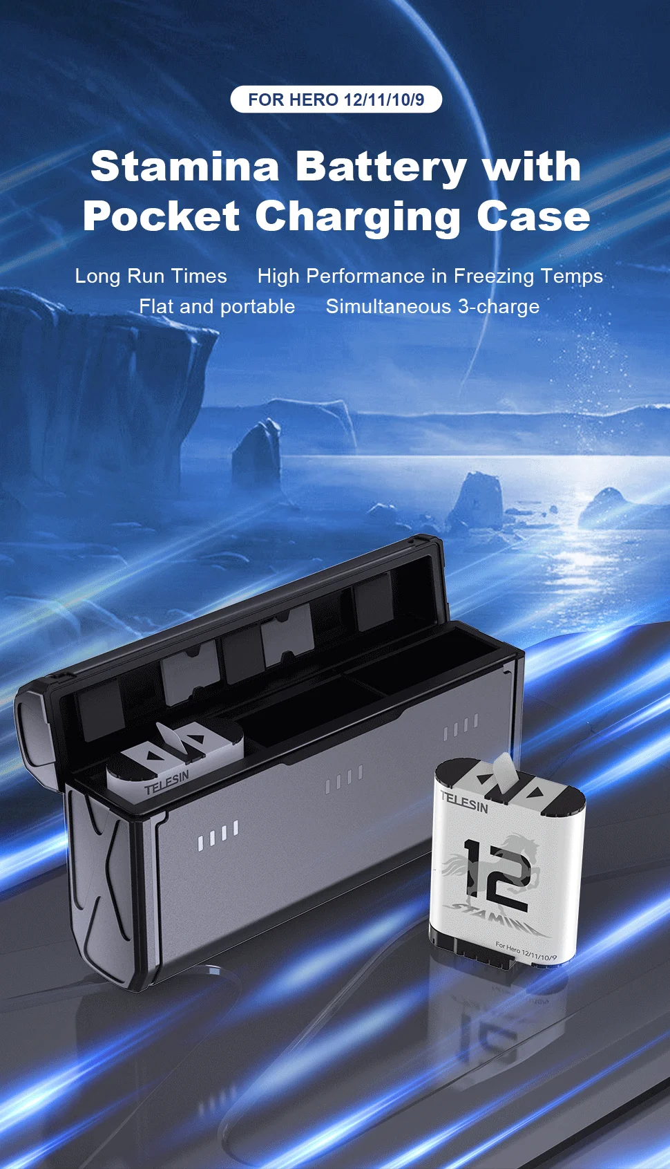 GoPro HERO12 Black 本体 吐き出し 充電機 バッテリー3本 おまけ
