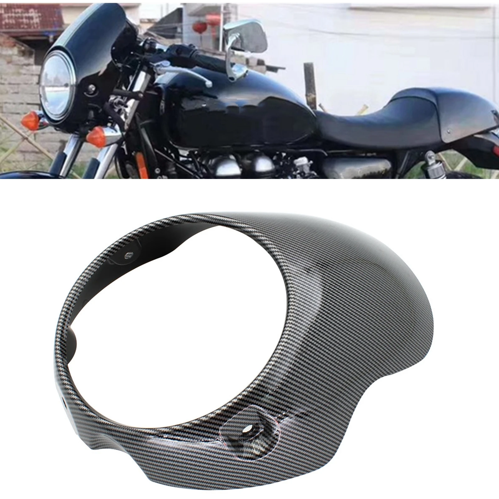 

Motorbike Front Headlight Fairing Bezel Cowl Cover For Triumph Bonneville T100 T120 T900 Thunderbird Sport Honda CB150 R 18