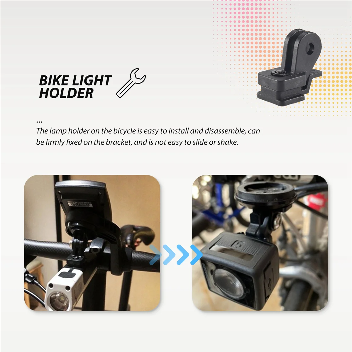 Newest Bicycle Front Lamp Code Meter Holder Mount Bracket for Bontrager Ion Prort Lifting Tail Lamp Bicycle Accessories