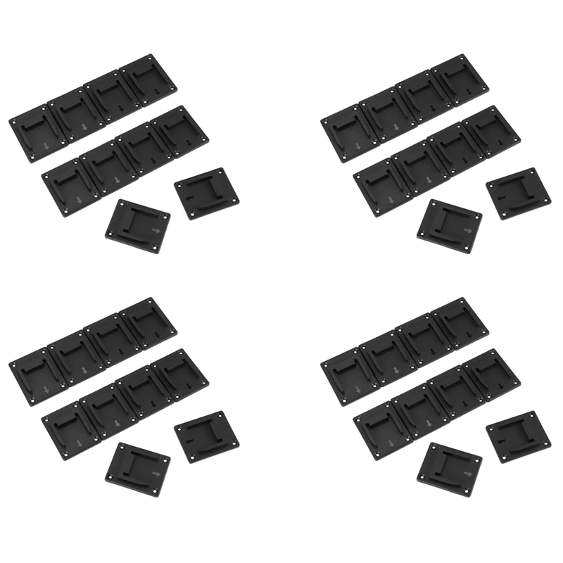 

40Pcs Machine Holder Wall Mount Storage Bracket Fixing Devices For Makita 18V Electric Tool Battery Tools Black