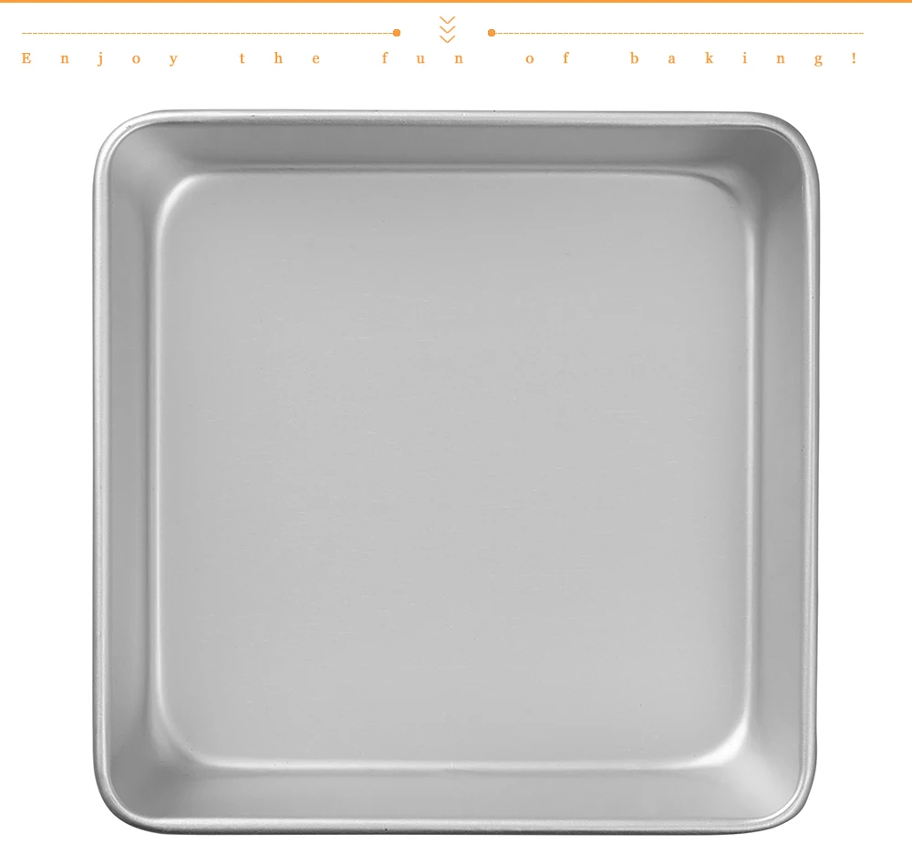 4/6/8Inch Square Cake Tins 3 Layers Angel Food Cake Pan Aluminum