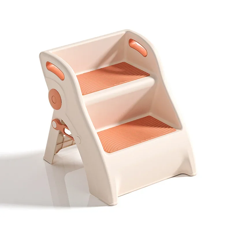 Adjustable Anti-Slip Step Stool for Toddlers Bathroom Safety Climbing Stool Non-Skid Base Kids Washing Training Age 2-6 step stool