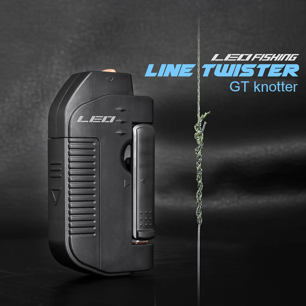 Electric Knotter Fishing Tools ABS Automatic Knotting Machine Fish Leader Line Twisters Professional Fishing Line Tool