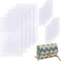 Feuilles de sac en toile en maille plastique, couverture de filet en plastique, accessoires de sac à main, 10 pièces 12