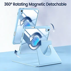 360 Rotating Magnetic Detachable Tablet Cover - Pro11 2020 - 2022 (Light Blue)