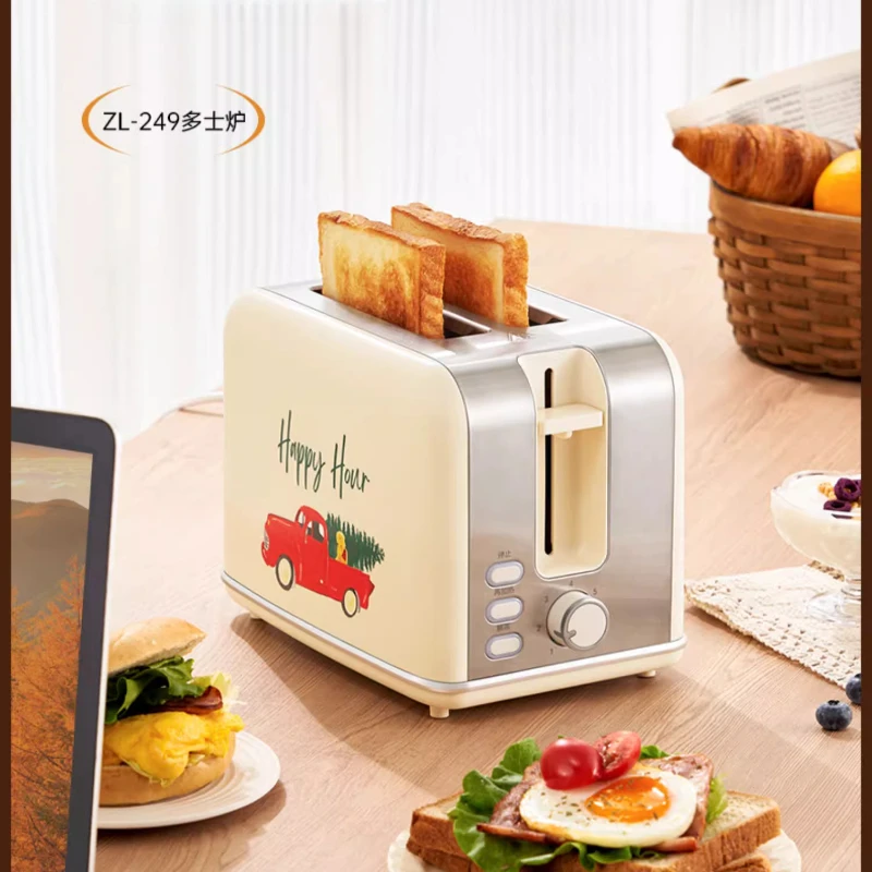 Vintage Home Bread Machine seven-speed adjustment Sandwich Breakfast Maker Small Fully Automatic Toastmaster Toaster Heating
