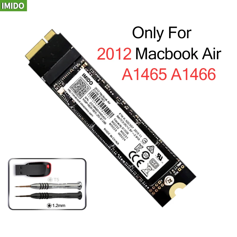 New 64gb 128gb 256gb 512gb 1tb 2tb Ssd For 2012 Macbook Air A1466 Md231 Md232 Md223 Md224 Solid State Drive Mac Ssd - Solid State Drives - AliExpress