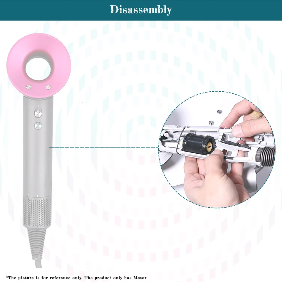 ダイソンHD01hd02 hd03 hd08用モーター付きヘアドライヤー修理部品