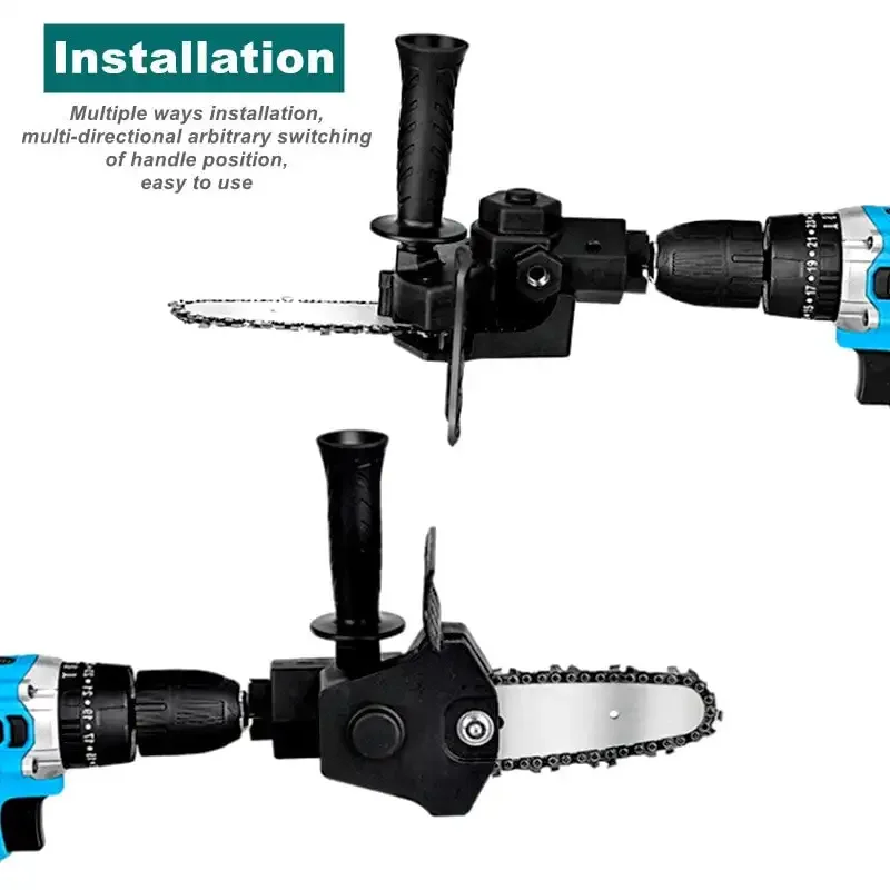 Mini Cordless Chainsaw Kit Portable One-Hand Chainsaw Set Lightweight Chain Saw Kit with Safety Domestic felling chainsaw