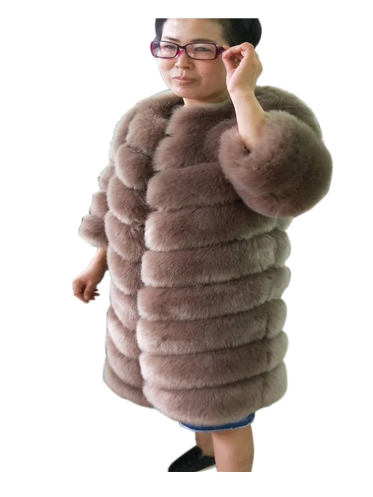 

ZADORIN New Autumn Winter Coat Women Furry Long Faux Fur Coat Thick Warm Ladies Fur Coats Fur Jackets Abrigos Mujer