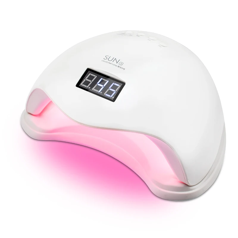 

SUN5 Red Light UV LED Nail Lamp Red Light Dryer for Fast Curing Fingernail Toenail Nail Art 48w Skin Care