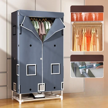 Asciugatrice per sterilizzazione a doppio strato per uso domestico, asciugatrice rapida automatica per dormitorio silenzioso, asciugatrice rapida per vestiti da camera da letto 1