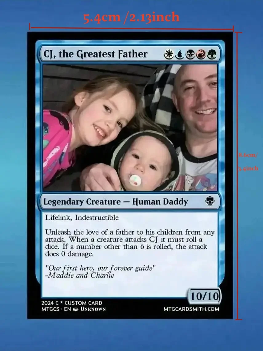 Personalized Multiple-Style Card Gift, Birthday Card Gift, Father's Day Gift, Mother's Day Gift, Valentine's Day Gift, One-Piece