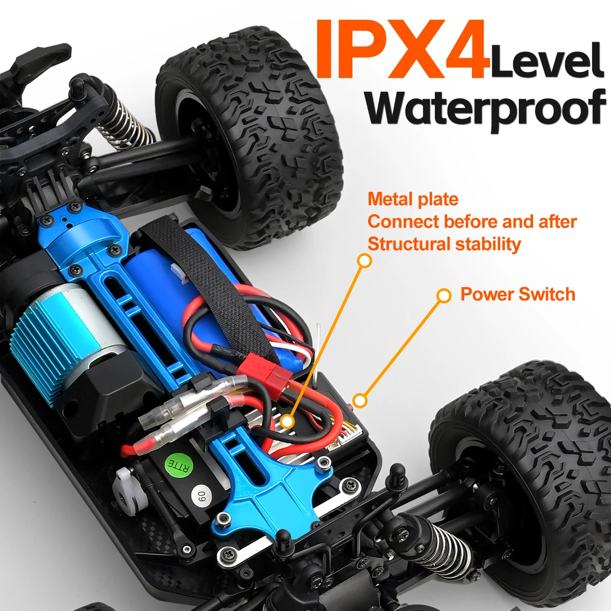 High Speed 4WD Remote Control Car Toy for Kids
