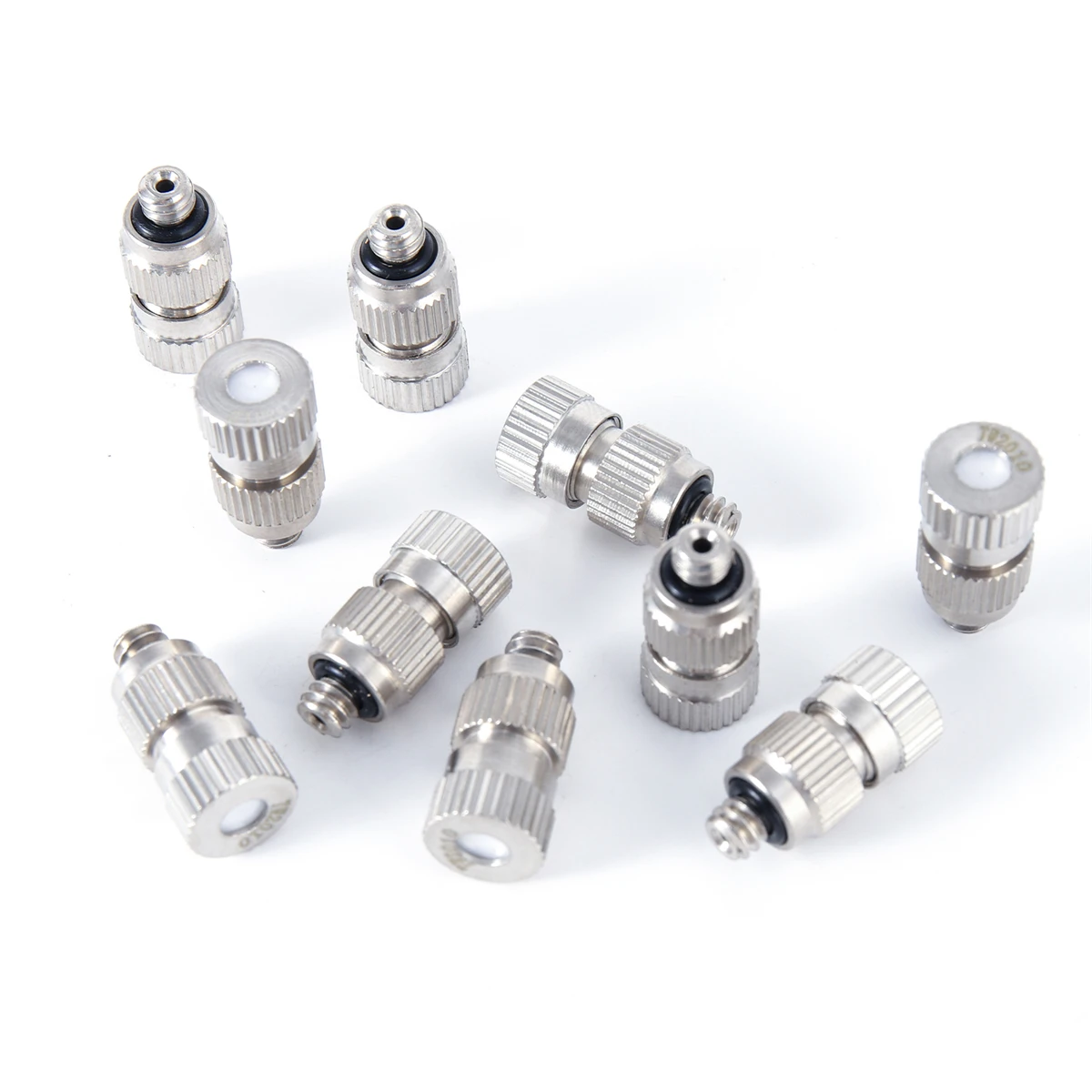 3/16 "Außengewinde Schnitts telle Messing vernickelte Zerstäubung sdüsen öffnung 0,1-0,5mm zweistufiger Hochdrucks prühkopf Stk – Detail 8