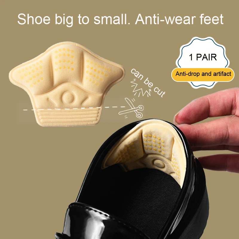 Heel Protector Sneakers Heel Sticker Shoe Protector Heel Liners Cushion Inserts for Women Sports Pad Can Be Cut Adjusted Half Size Pads