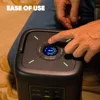 Portable Power Station, 662Wh LiFePo4 Battery Solar Generator, 2 AC Power Sockets, 110V, 1000W, DC 12V Car and USB Ports 2
