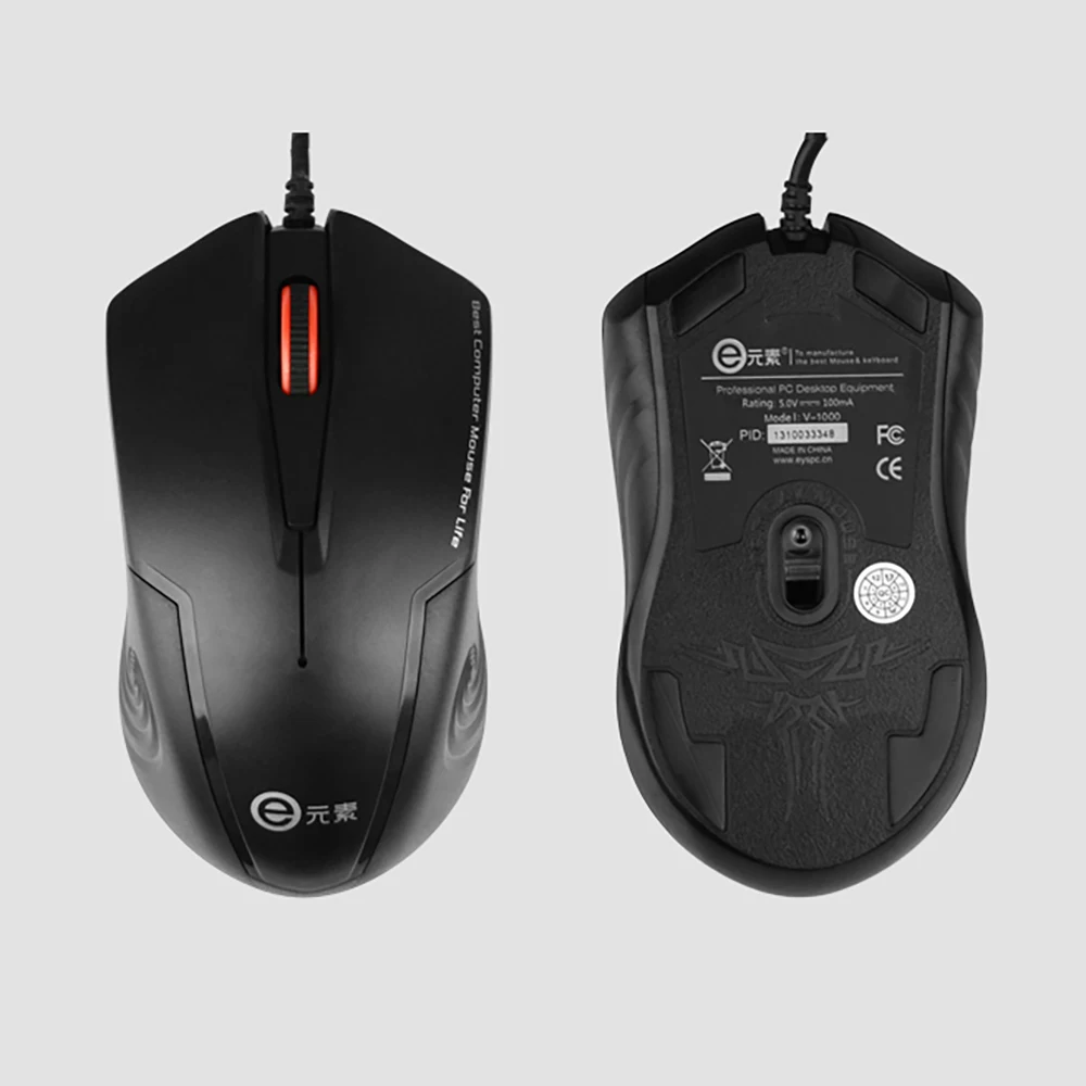 USB Wired Mouse 1000dpi Computer Home Office Mouse 3 Buttons Ergonomic Optical Gaming Mice For PC Notebook Laptops Gamer Mouse best pc gaming mouse