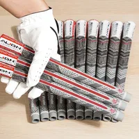 Grey Golf Grips Multi Compound 4+ AG  ,Standard/Midsize, All Weather Contral,High Traction and Feedback , Anti-Slip 1