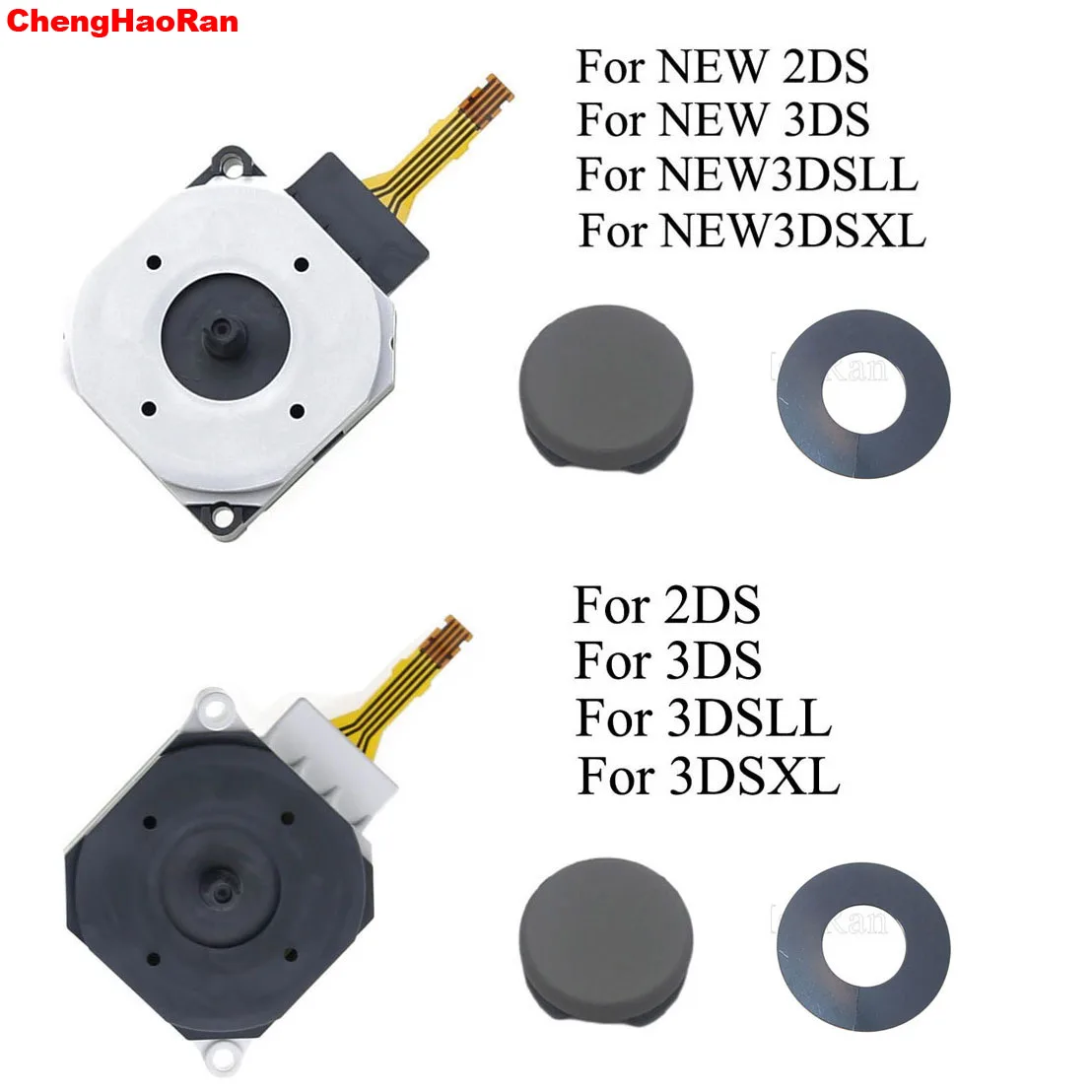 Joystick Analogico 3D Originale Sostituzione Thumb Stick Per Nintend New 3Ds Nuovo 2Ds Xl 3Ds Xl Per La Nuova Console 3Ds Xl Ll 2Ds Xl Ll