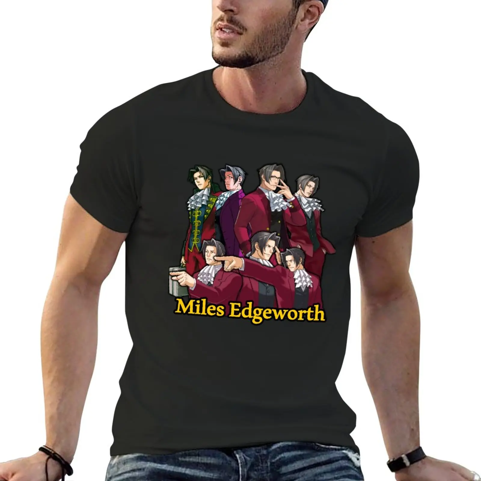 

Miles Edgeworth T-Shirt customs shirts graphic tees plain white t shirts men