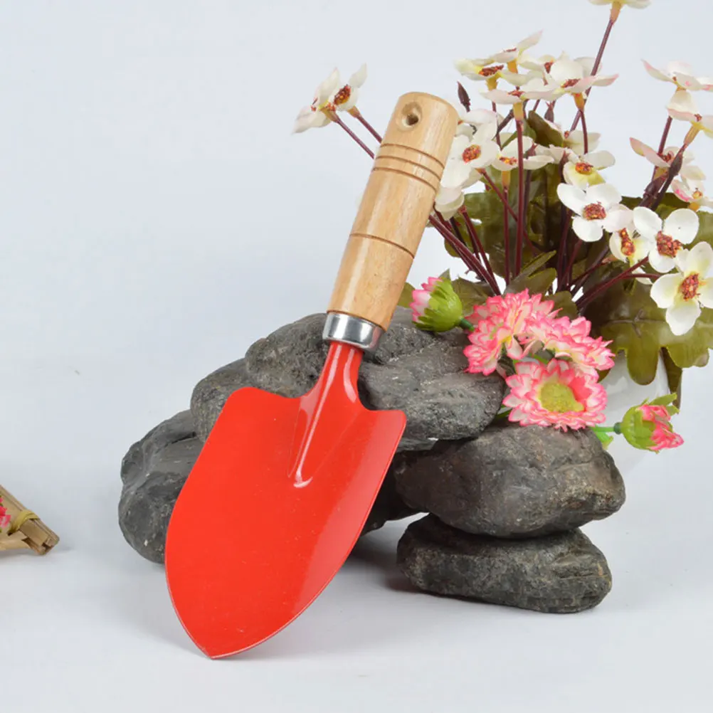 Childrens Sand Castle Toys For Beachs Gardening Funny Shovels Sand Digger Wooden Sandbox Tool Metal Summer Child