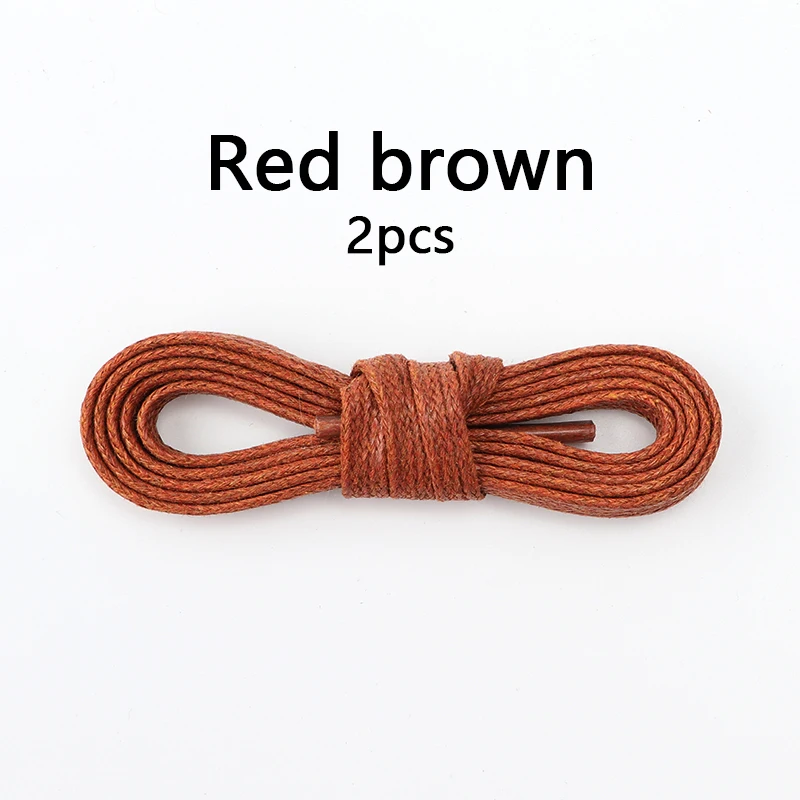Premium Waterproof Waxed Leather Flat Shoelaces - Unisex Casual and Boot Styles (Multiple Lengths Available)