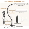 10W LED Desk Lamp with Clamp Dimmable Clip On Reading Light 10 Brightness Level 3 Lighting Modes Flexible Study Table Lamp USB 2