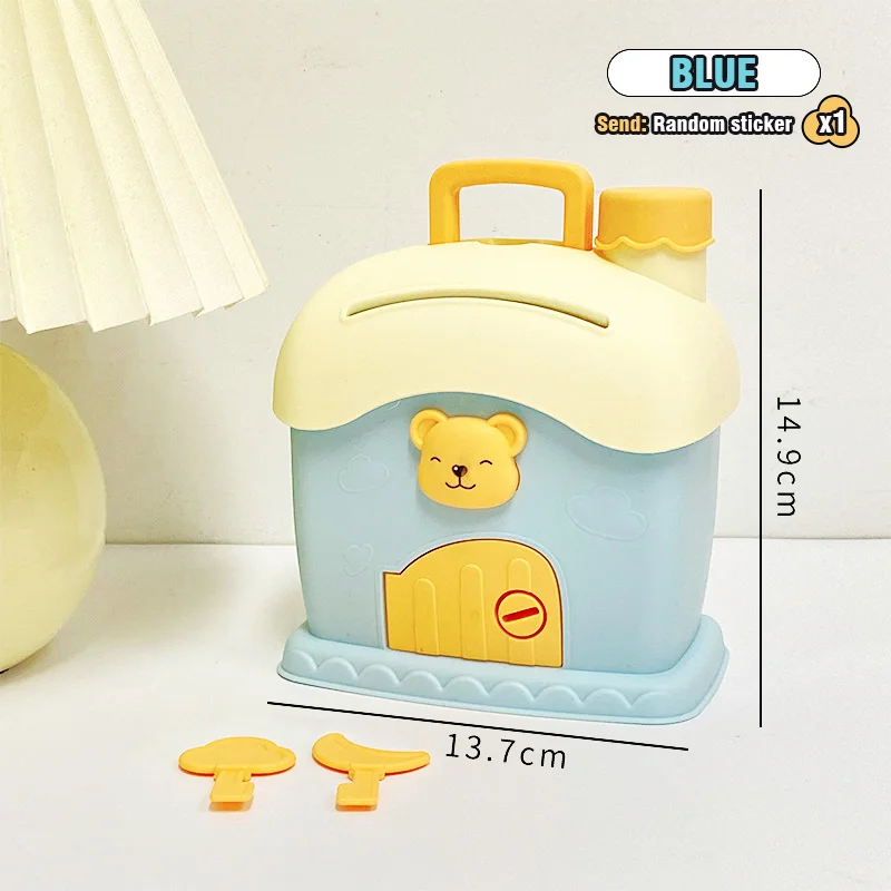 Mushroom Piggy Bank Kids Toy Money Box To Save Kawaii Cartoon Coin Bank Large Capacity Cash Saving Children Birthday Gfit money saving box piggy bank coin deposit box