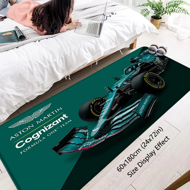 RacingRoomCarpetASTONMARTINSSoftFloorMatF1DoormatsPetRug