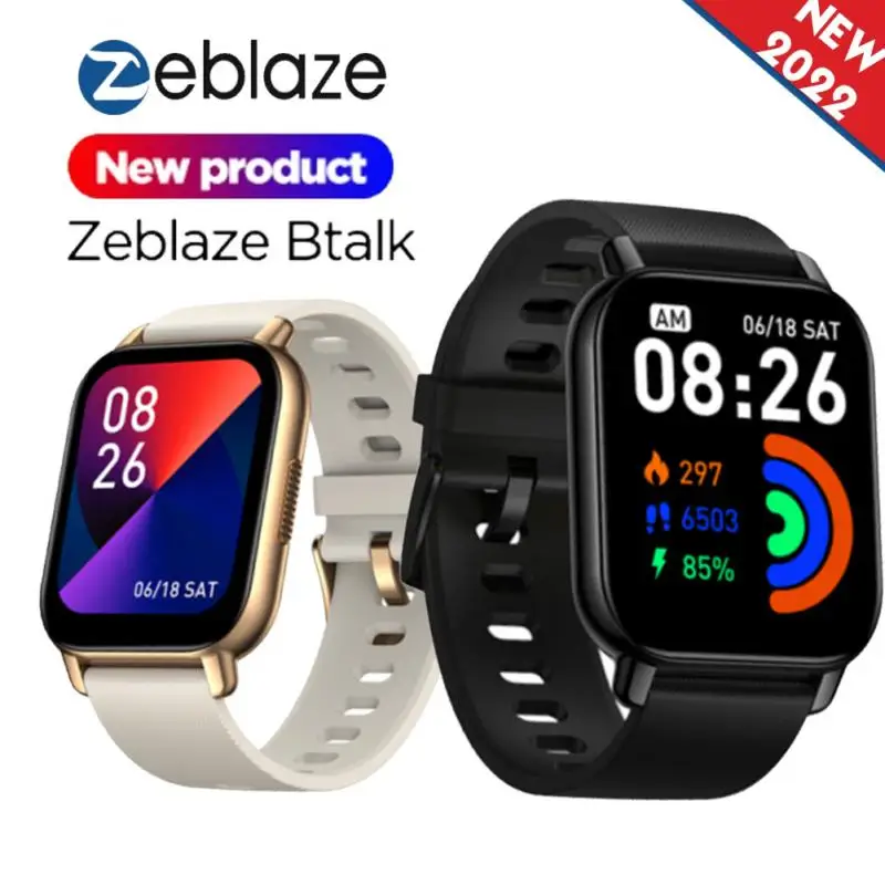 

Смарт-часы Zeblaze Btalk с большим цветным дисплеем, 1,86 дюйма