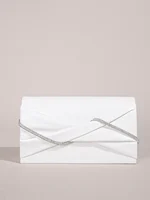 Hand Clutch Bag, Evening Clutch Bag For Women, Sparkling Crystal Rope Ruched Handbags, Glitter Envelope Purse For Party Girl,Wom - Image 2