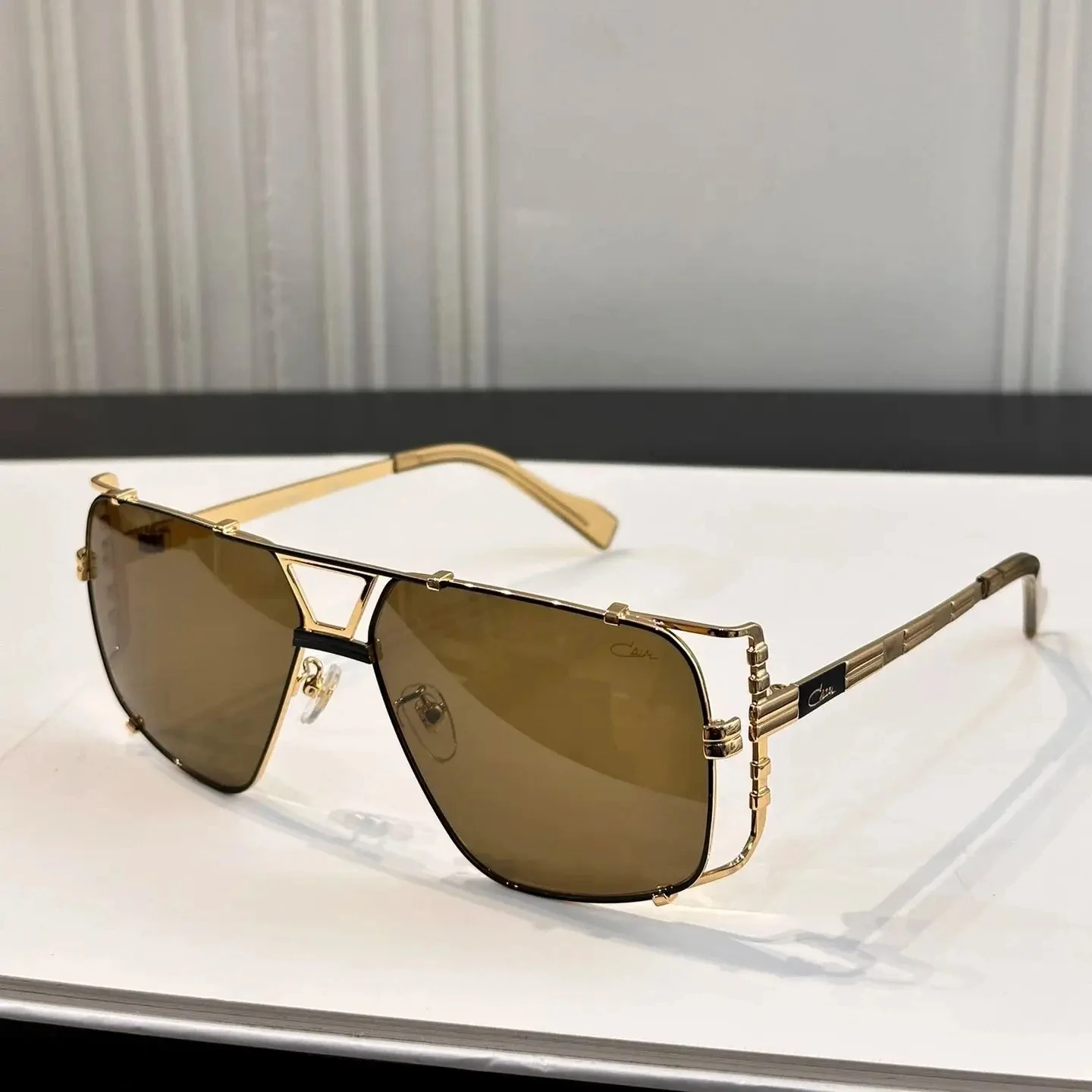 cazal-gafas-de-sol-con-montura-de-aleacion-de-lujo-para-hombre-y-mujer-lentes-polarizadas-antideslumbrantes-de-alta-calidad-originales-mod9093