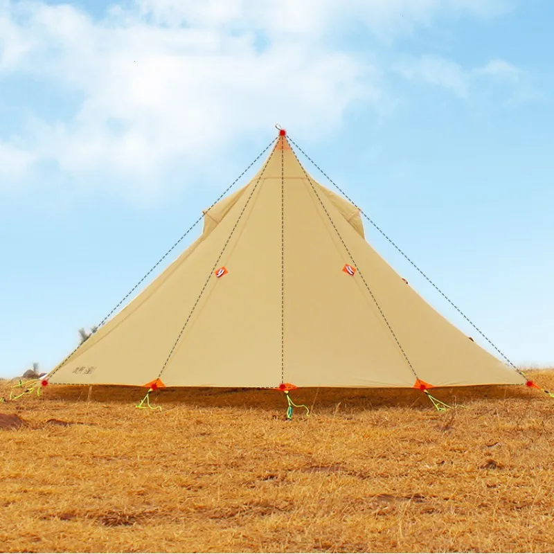 ASTAGEAR New Snow Tent Pyramid Hexagonal Tower Outdoor Camping Lightweight Hiking Riding Waterproof Tent