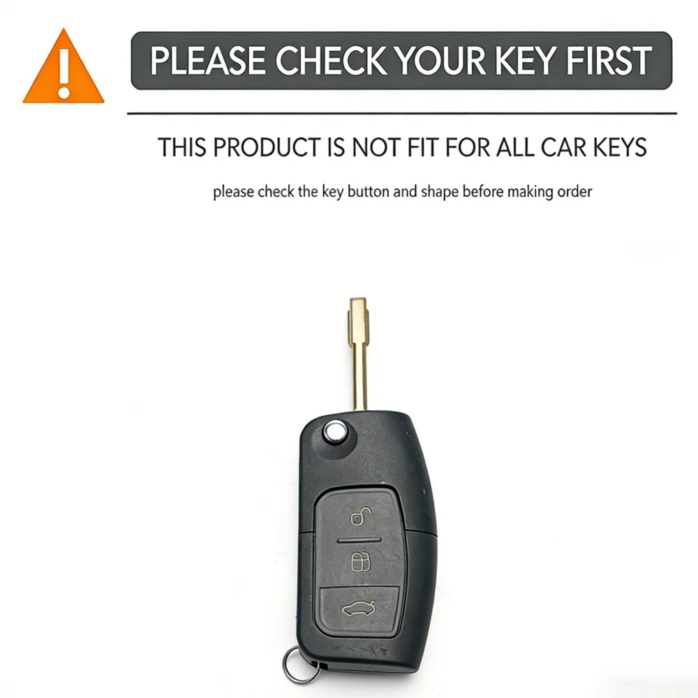 Silicone Car Key Case Cover and Holder - Ford Series