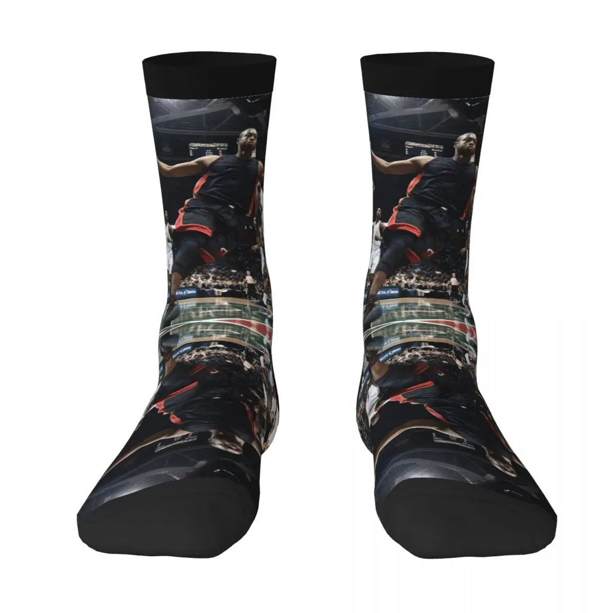 

Dwyaneer And Wade D-Wade WOW 2023 Basketball Stars Color contrast socks Infantry pack Compression Socks Graphic Adult Socks