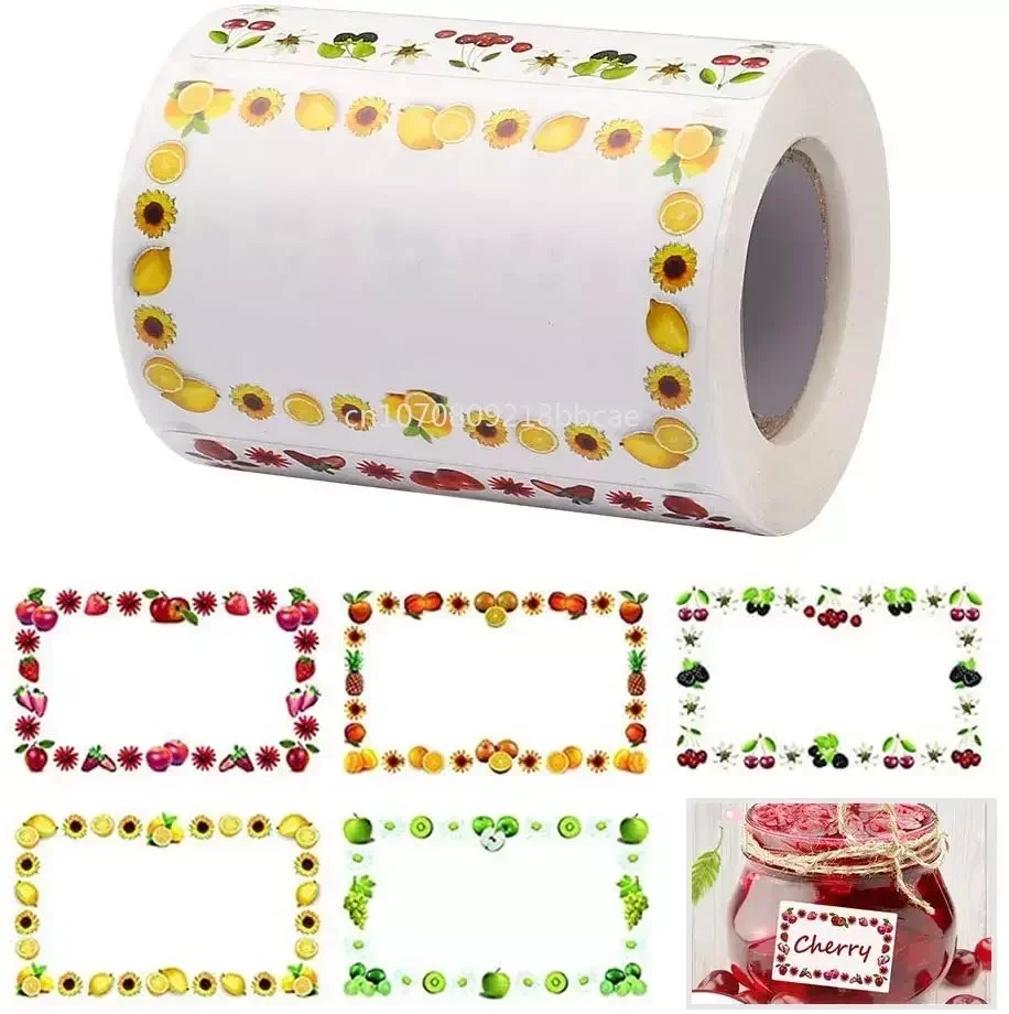 Kitchen Classification Label Stickers Refrigerator Food Storage Date Labels for Container Bag Jar Packaging Marking 250pcs/roll