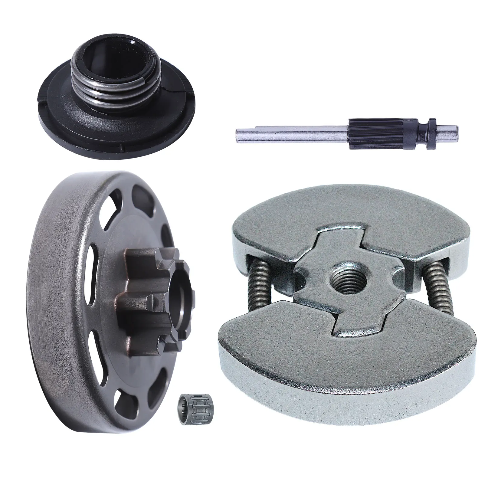 Chainsaw Parts Kit 325inch 7T Clutch Clutch Drum W Oil Pump Bearing for Husqvarna 435 435E 440 440E Jonsered CS2240