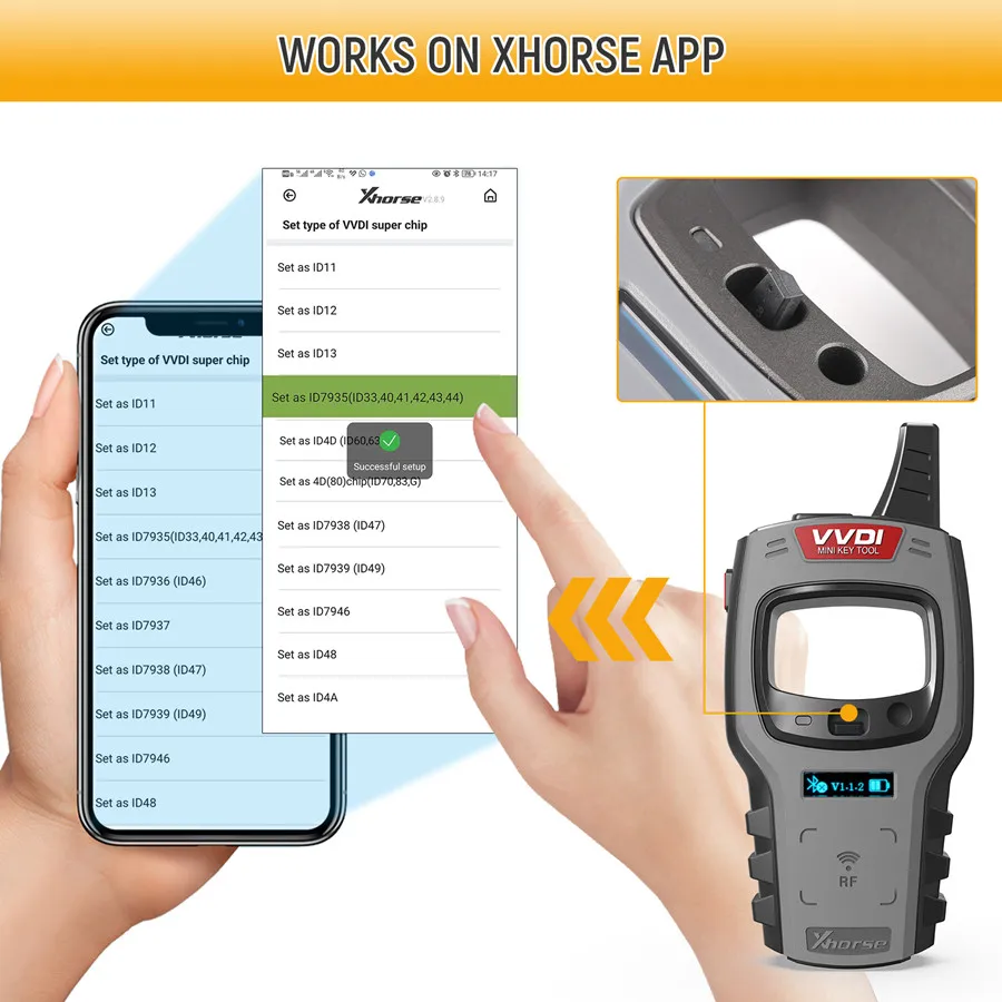 Xhorse VVDI 7935-Chip XT15 ​ Arbeiten Sie mit VVDI2/VVDI MINI/Key Tool Max/Max Pro/VVDI Key Tool 10 Teile/los – Detail 1