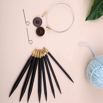 Sandalwood Knitting Needle Set 1