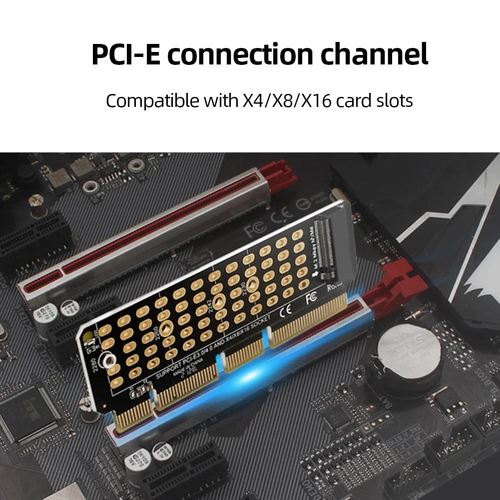 M2 NVME Adapter Card PCIE4 Accelerator for 2230-2280 SSD