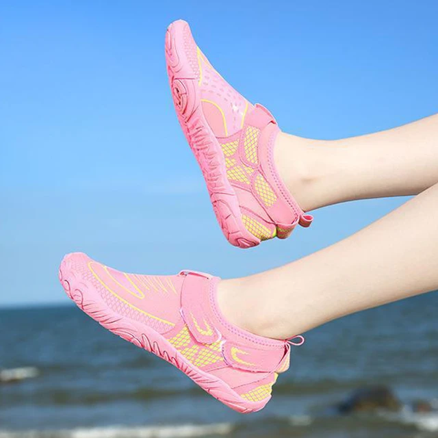 Zapatillas deportivas de goma antideslizantes para hombre y mujer, zapatos  elásticos transpirables para deportes al aire libre, natación, correr,  Fitness, ciclismo, 35-46 - AliExpress