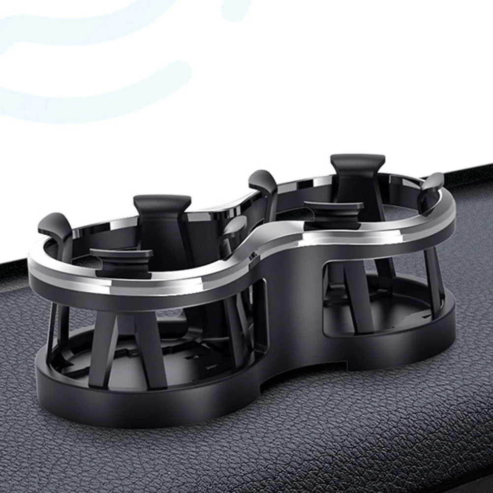 

Car Cup Holder ABS Double Hole Drinks Holders Automotive Mount Cola Mug Holder Stand for Vehicle Truck Auto