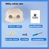 Milky White YMY Doll Replacement Head Face GSC Face Eye OB11 Elf Ear Cat Face Accessories For Obitsu 11, P9, Penny, Nendoroids 3