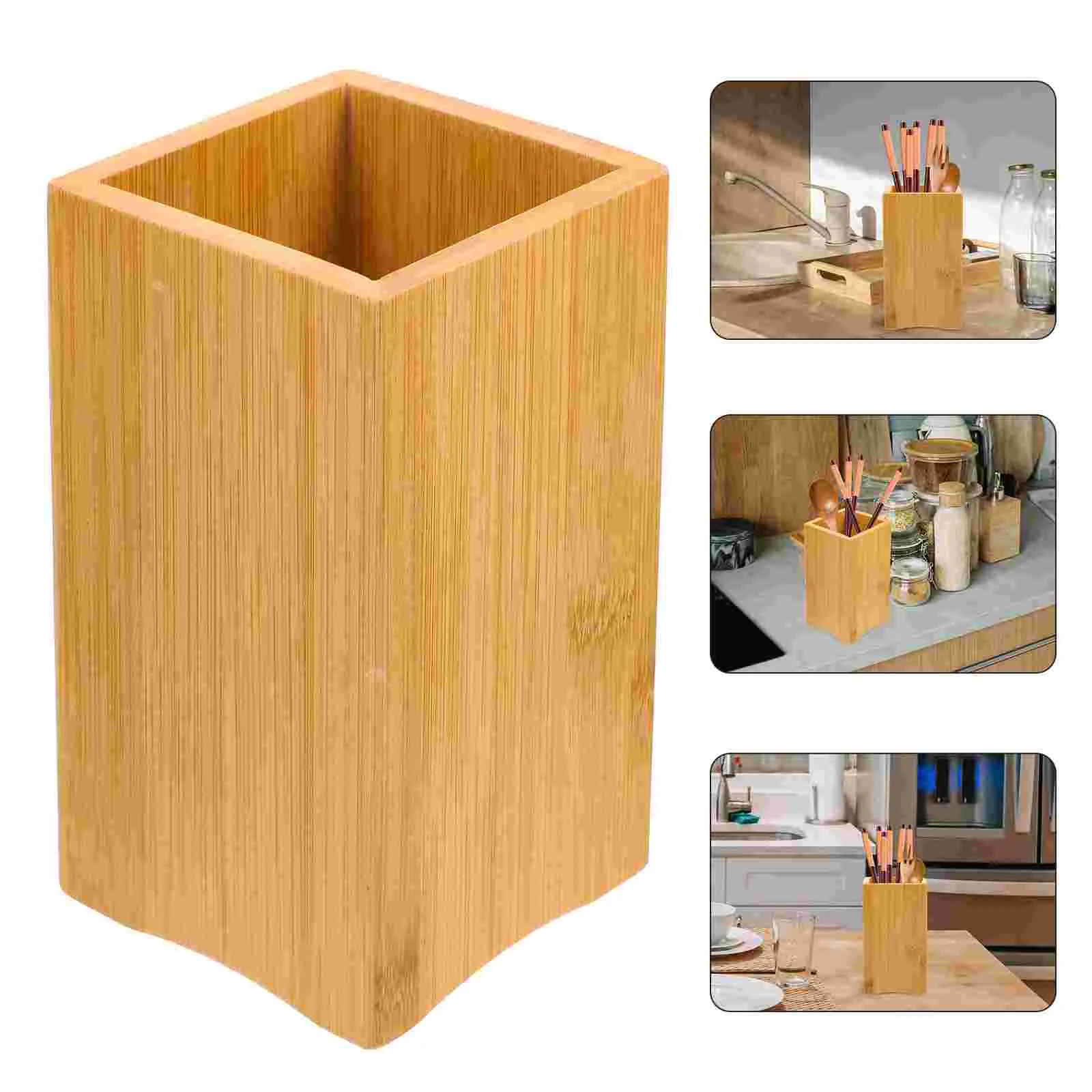

Kitchen Utensils Bamboo Chopstick Holder Tool Supplies Desktop Stand Chopsticks Bracket Draining