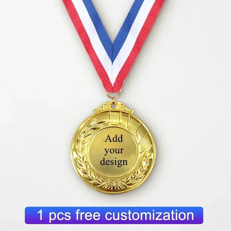 65MM Personalized Metal Medals Award Sports Games Competition Winner Medal Souvenirs Free Color Printed or Engraved Customized