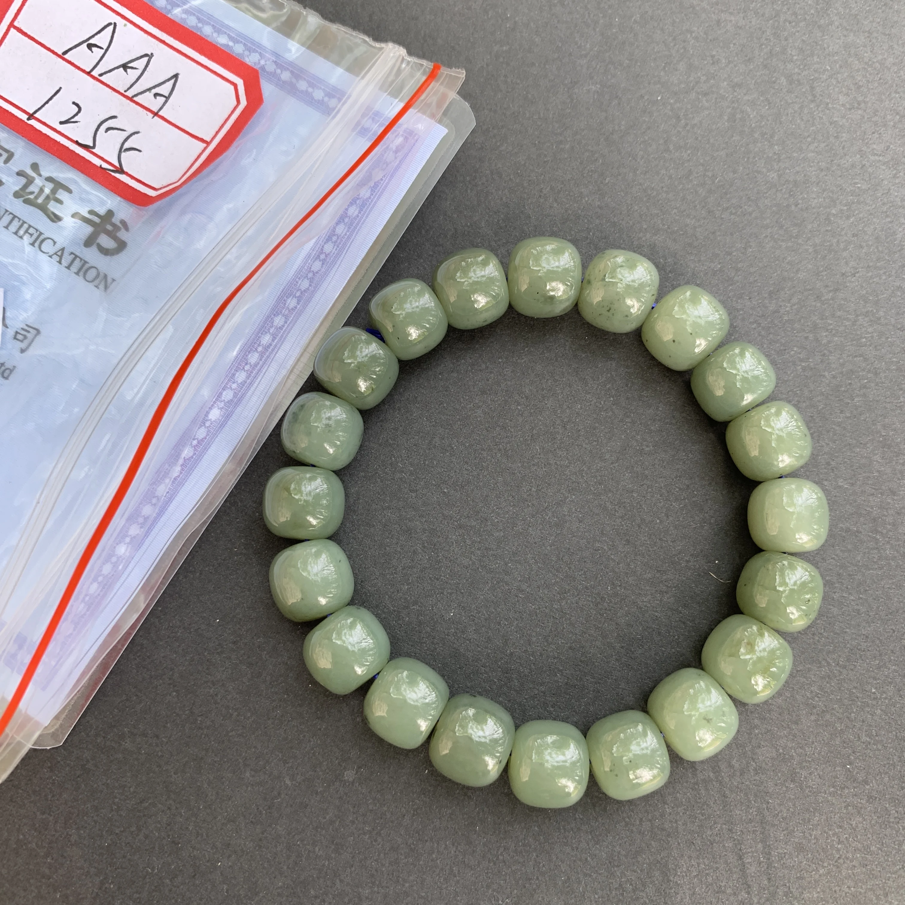 Art Deco Natural Jade 3 Oval Gems 14k Yellow Gold Bracelet – Bella Rosa  Galleries