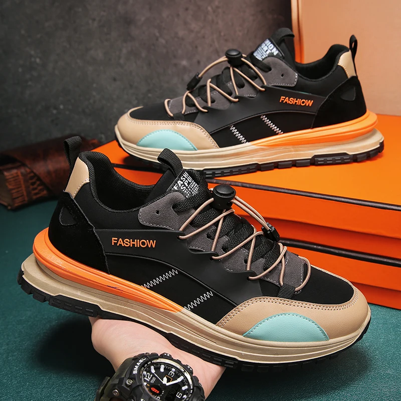 

Men Running Shoes Fashion Men Casual Sneakers Trainer Race Fashion Sport Shoes Lace-Up Outdoor Walking Jogging Shoes For Men