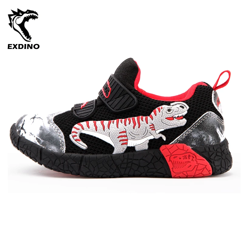 Children Dinosaur Mesh Shoes Boys Spring Tennis Sneakers Girls Tyrannosaurus Rex Outdoor Casual Sports